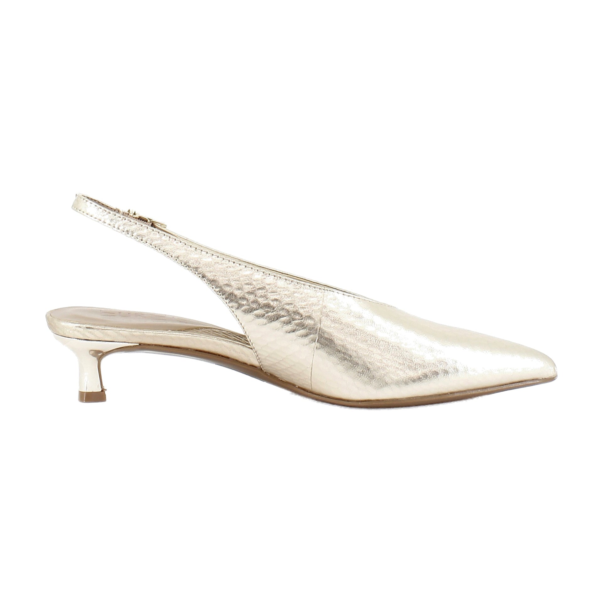 Champagne Metallic Leather
