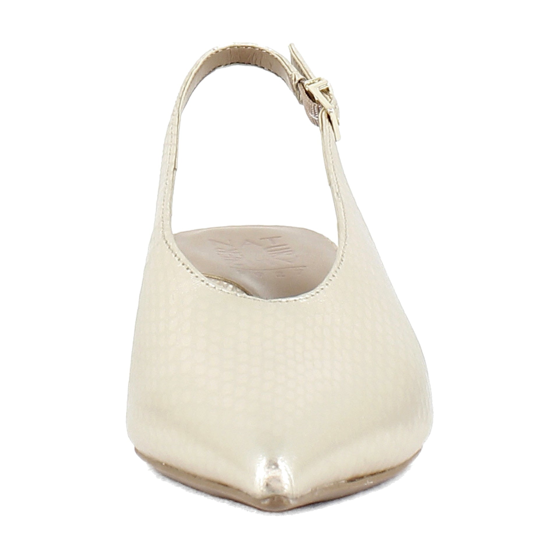 Champagne Metallic Leather