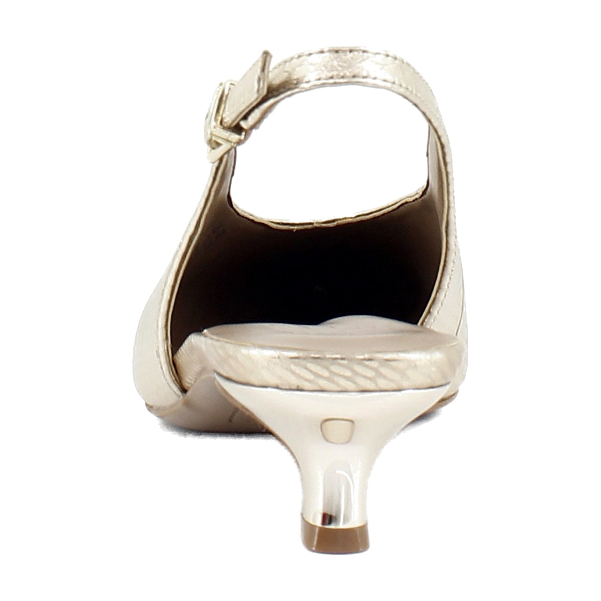 Champagne Metallic Leather