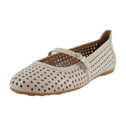 Ivory Beige Leather