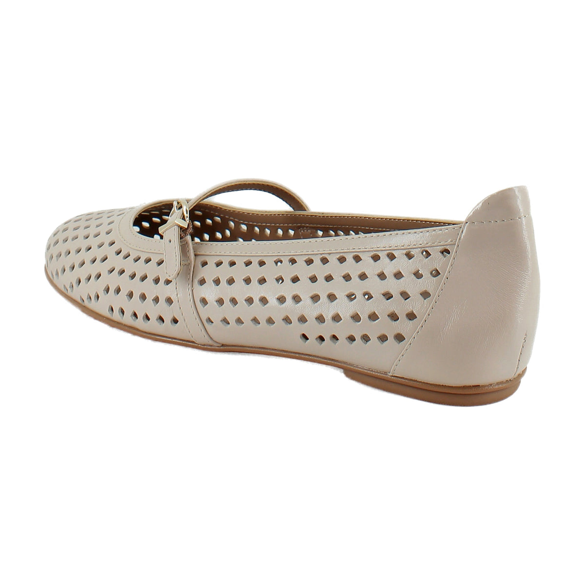 Ivory Beige Leather