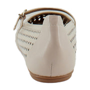 Ivory Beige Leather