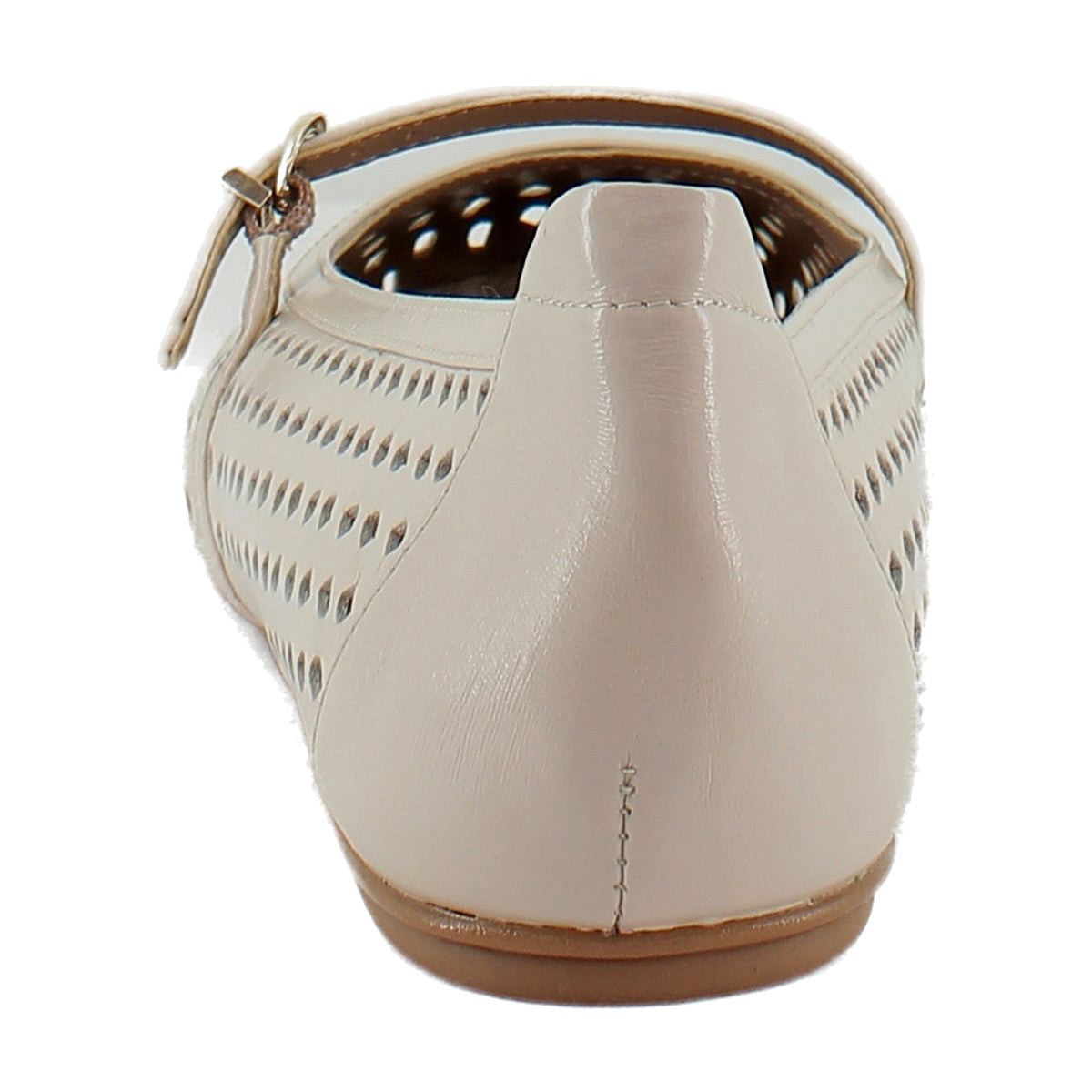 Ivory Beige Leather
