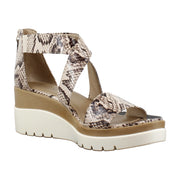 Beige Snake Print