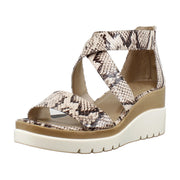 Beige Snake Print