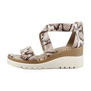 Beige Snake Print