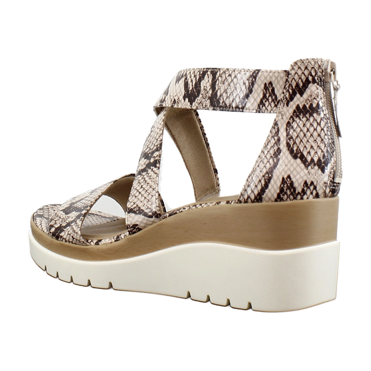 Beige Snake Print