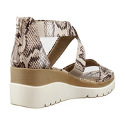 Beige Snake Print