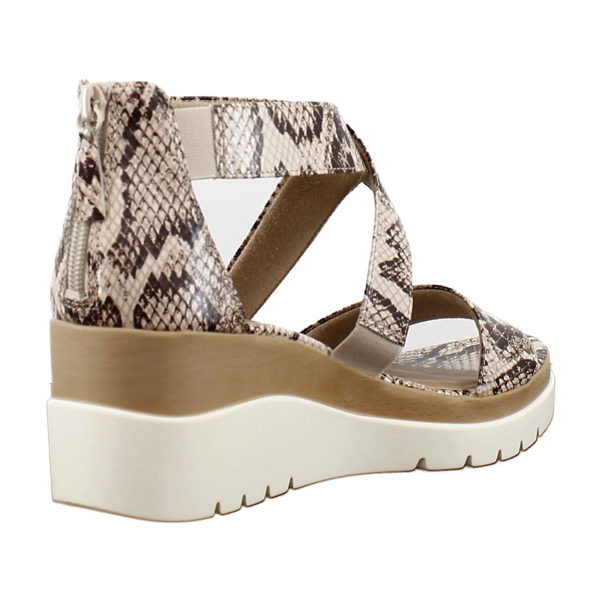 Beige Snake Print