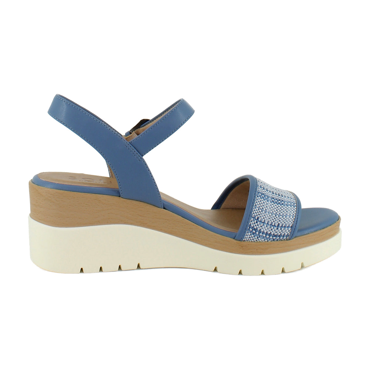 Blue Faux Raffia
