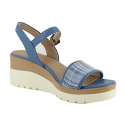 Blue Faux Raffia