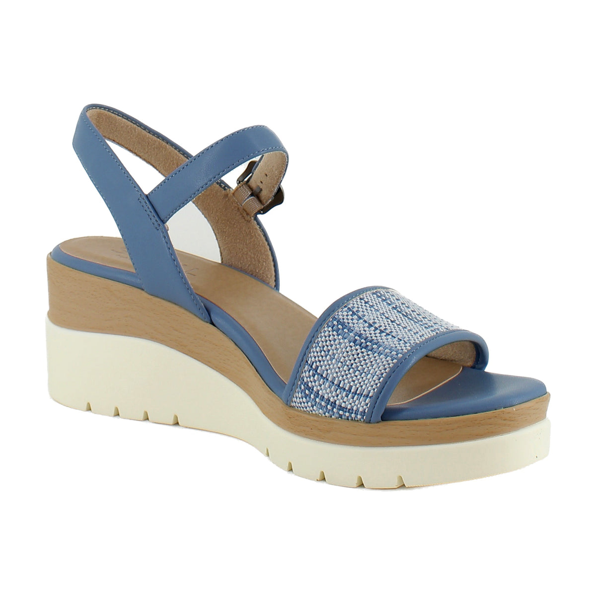 Blue Faux Raffia