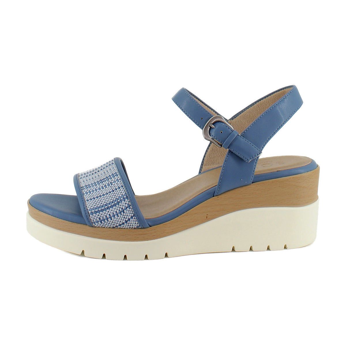 Blue Faux Raffia