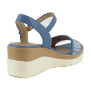 Blue Faux Raffia