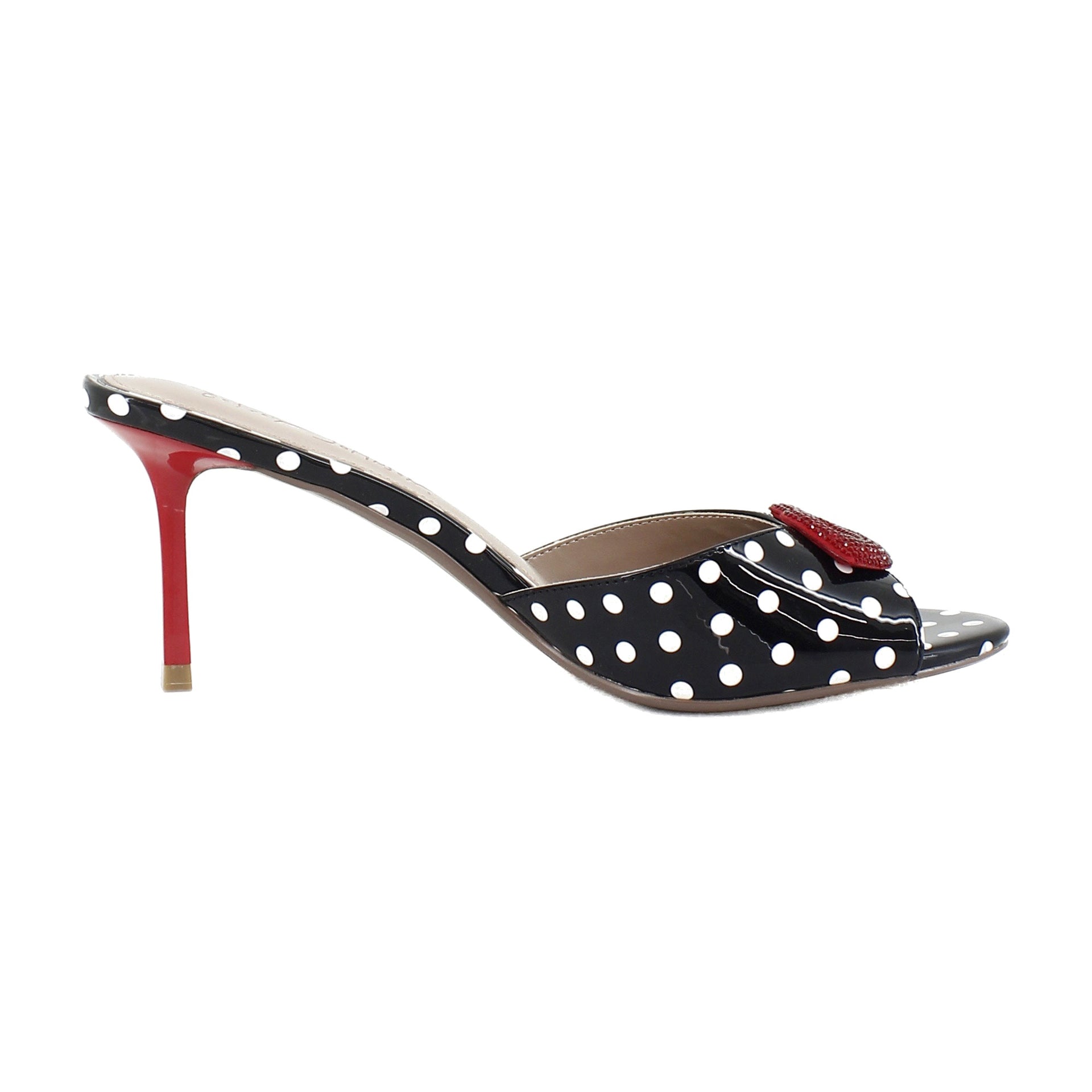 White Black Polka Dot