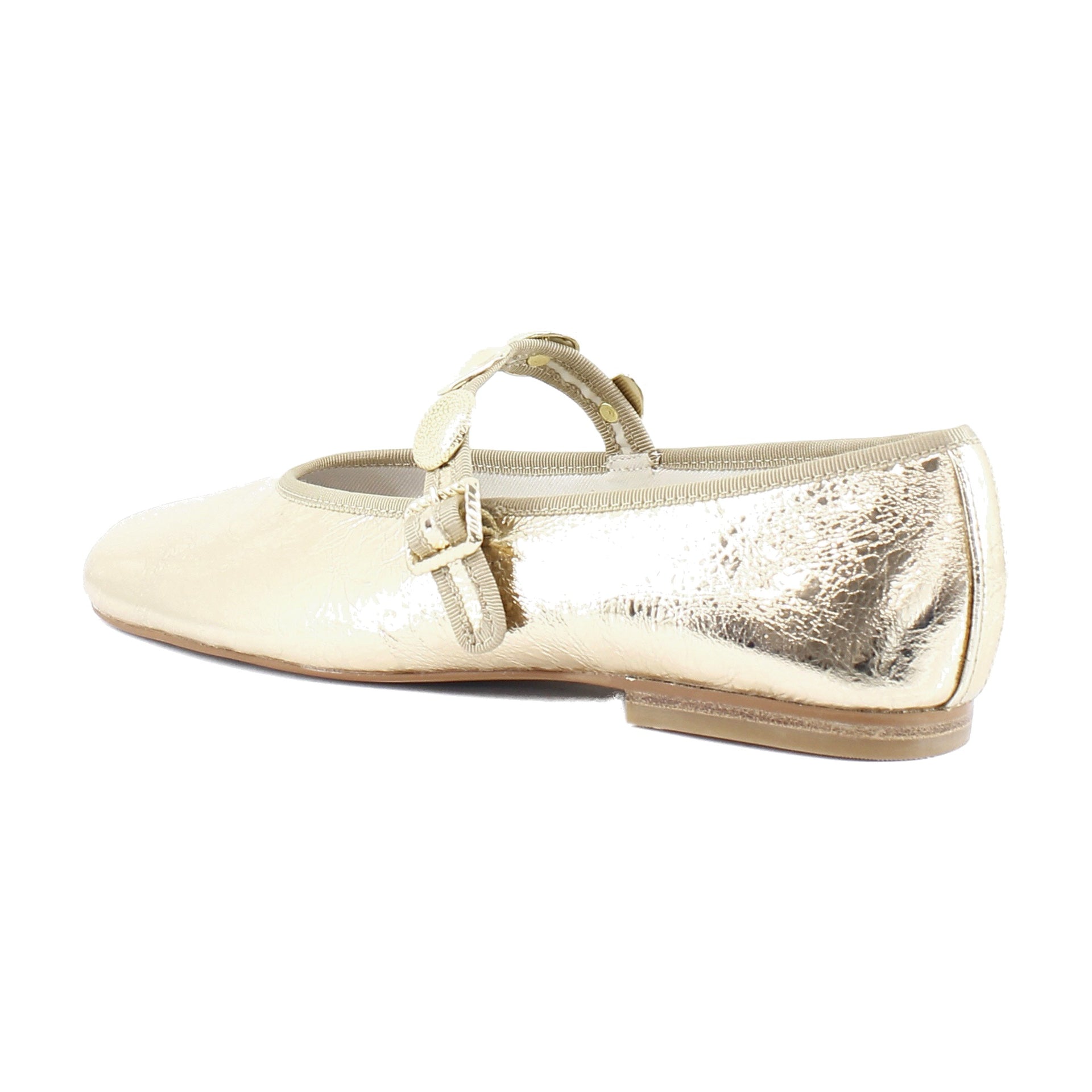 Gold Distressed Leather