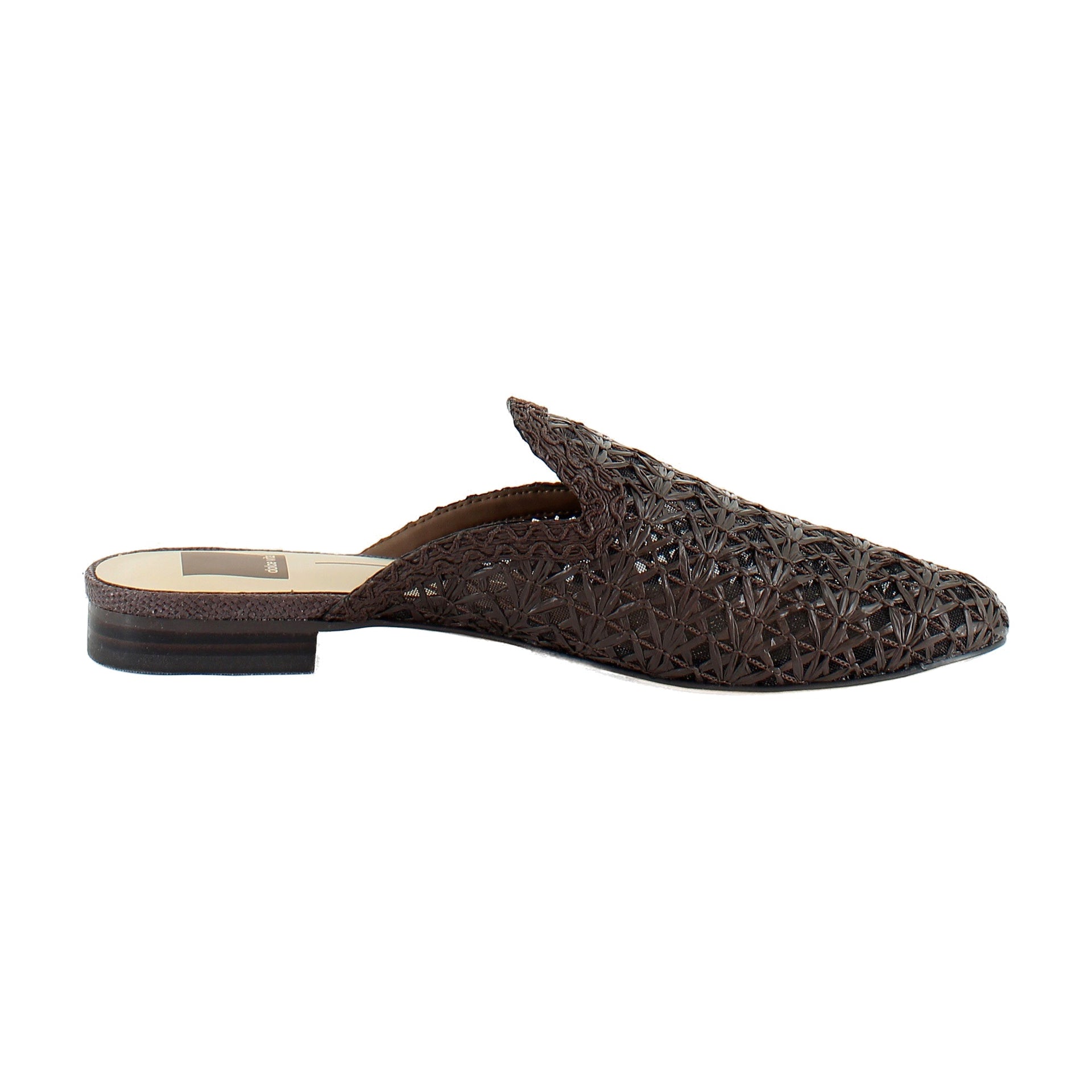 Chocolate Cross Hatch Raffia
