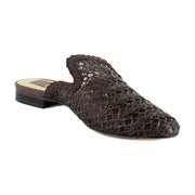 Chocolate Cross Hatch Raffia