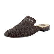 Chocolate Cross Hatch Raffia