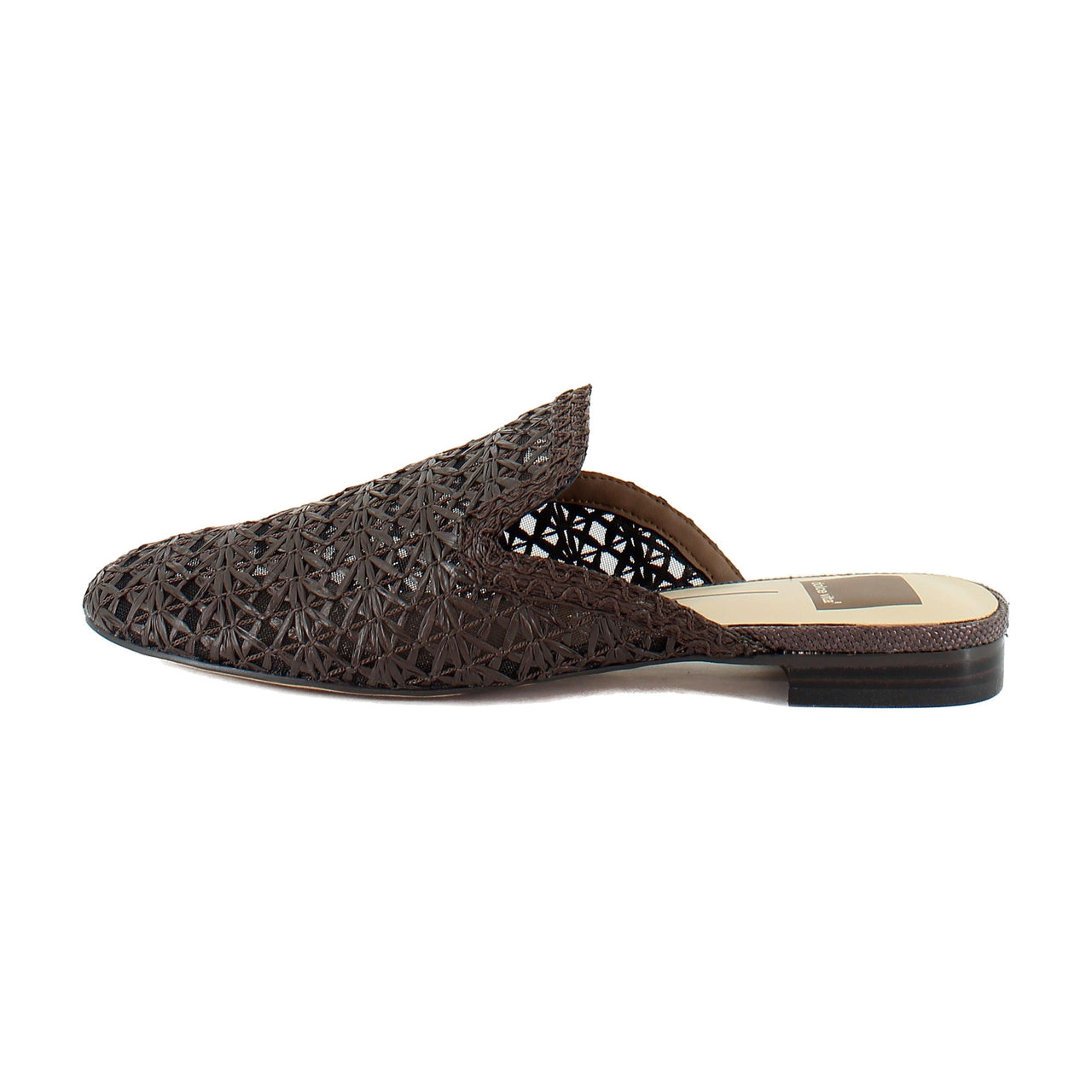 Chocolate Cross Hatch Raffia