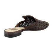 Chocolate Cross Hatch Raffia