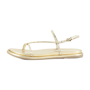 Gold Distressed Leather