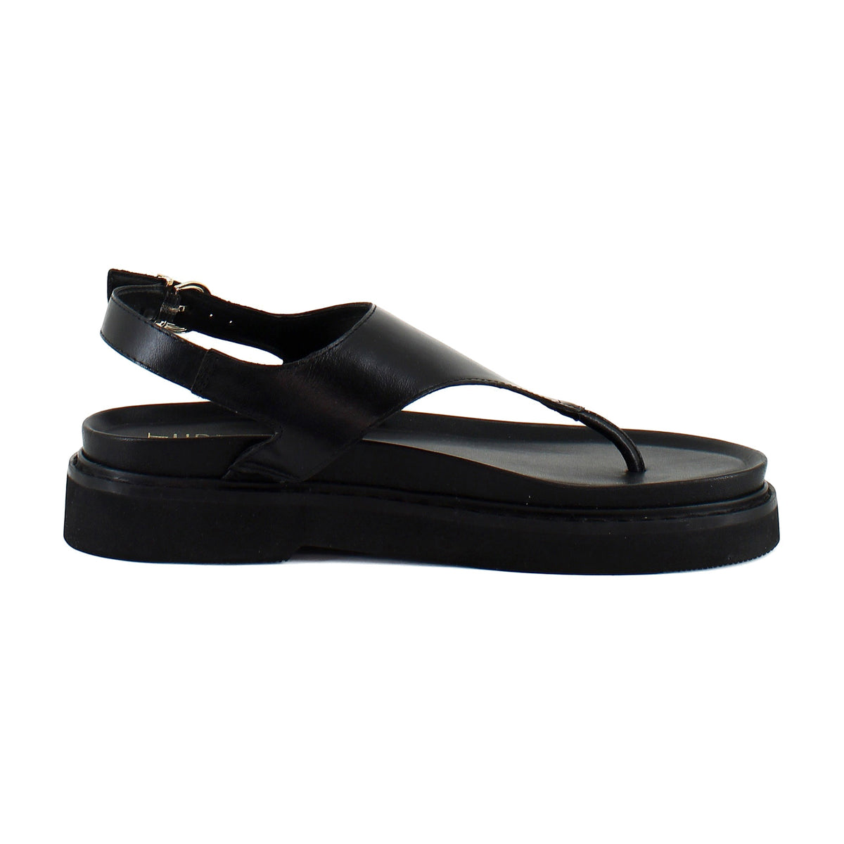 Black Glazed Leather