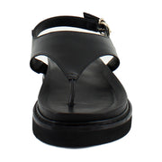 Black Glazed Leather