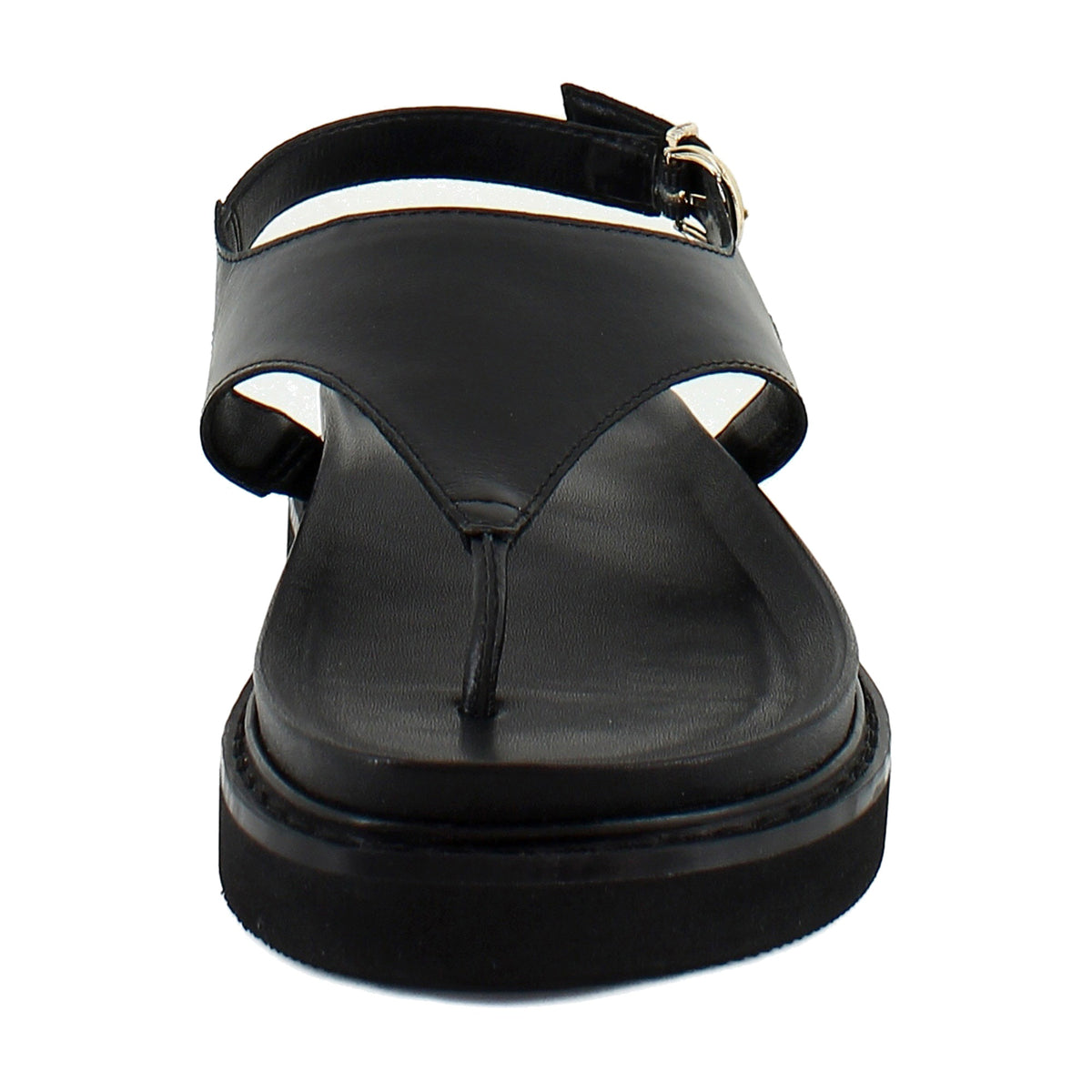 Black Glazed Leather
