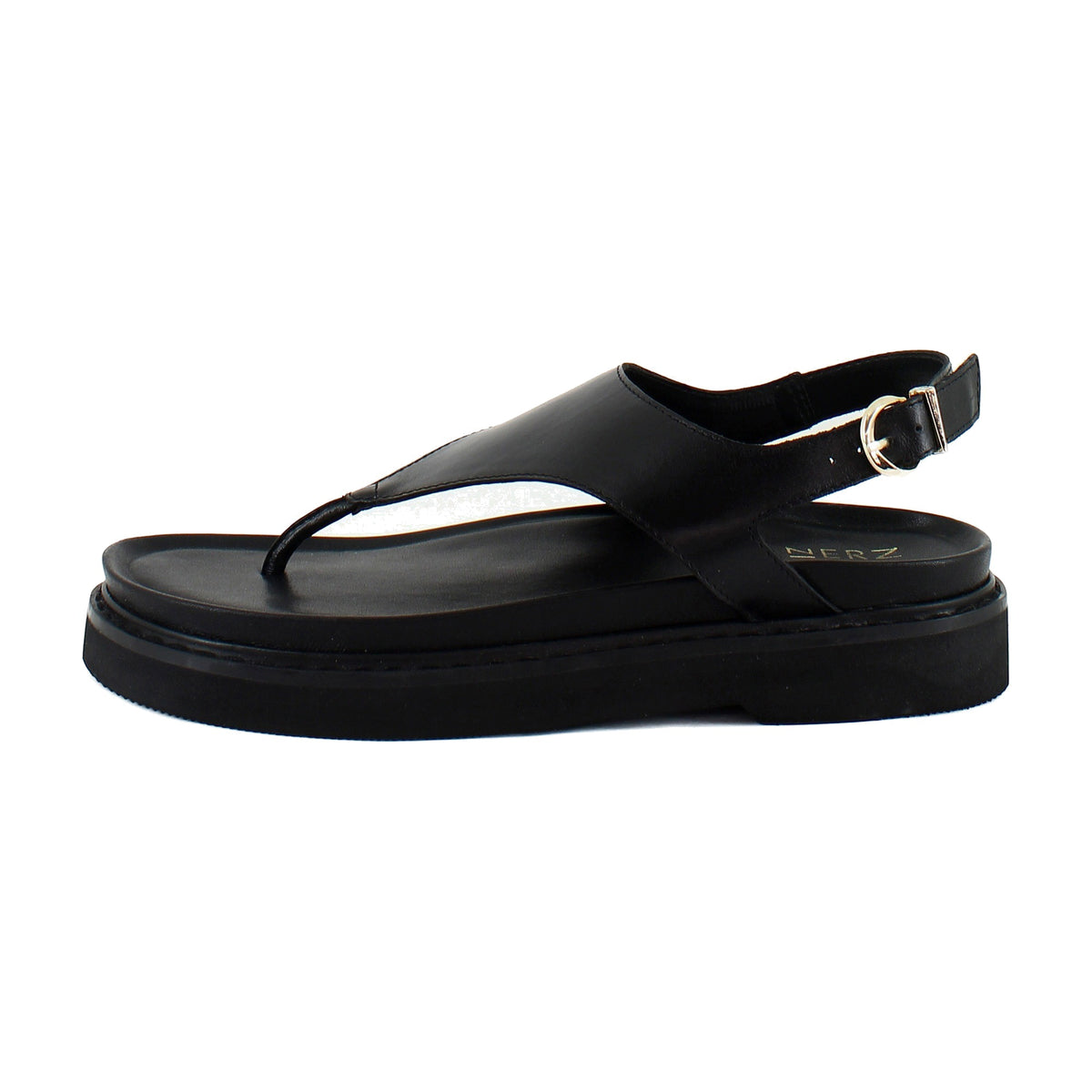 Black Glazed Leather