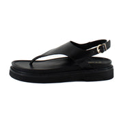 Black Glazed Leather
