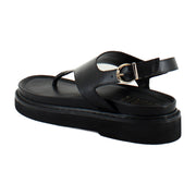 Black Glazed Leather