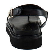 Black Glazed Leather