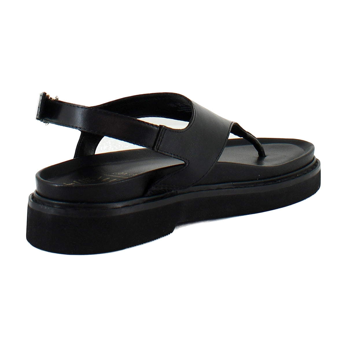 Black Glazed Leather