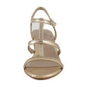 Champagne Snake Faux Leather