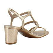 Champagne Snake Faux Leather