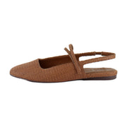 Walnut Brown Faux Raffia