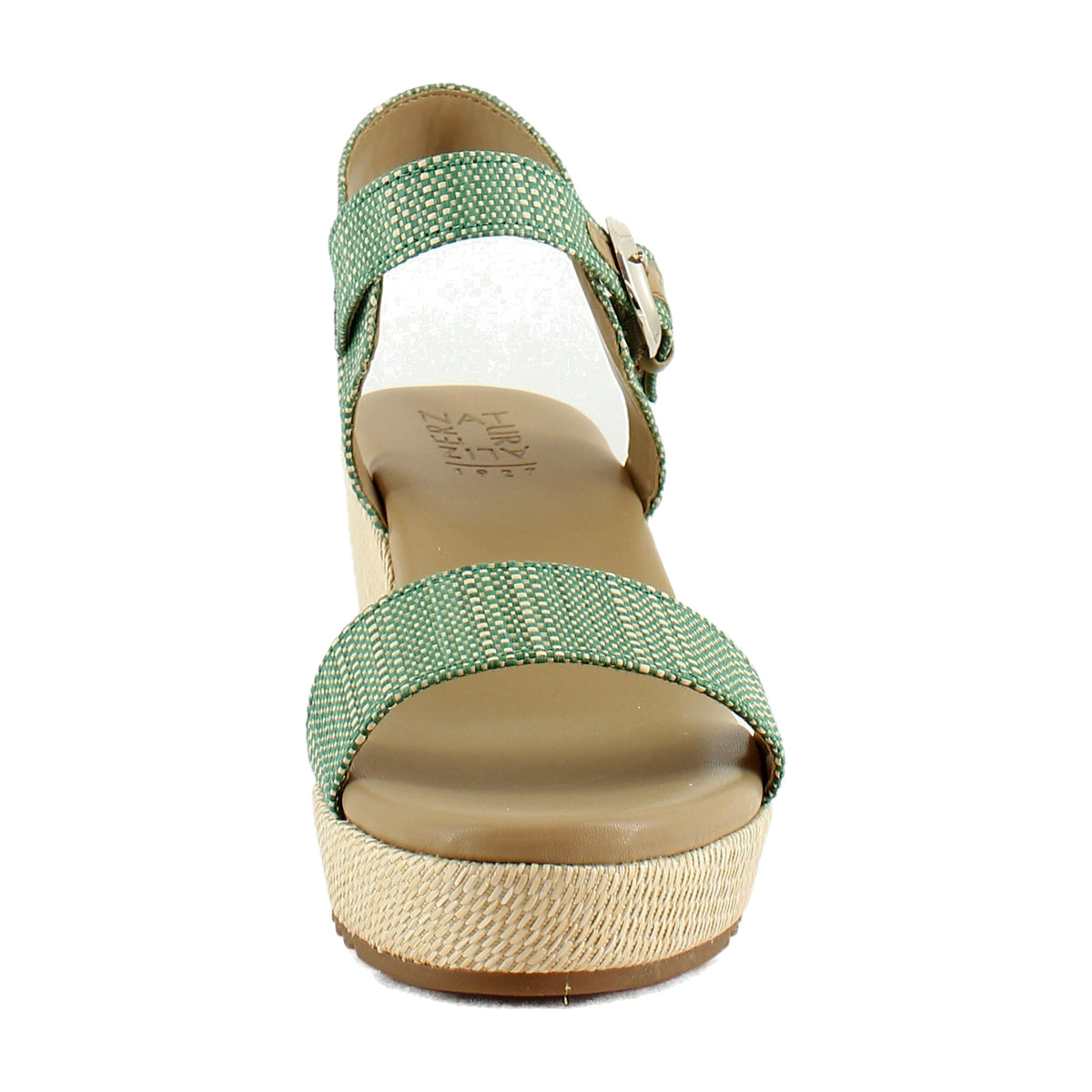 Green Multi Faux Raffia