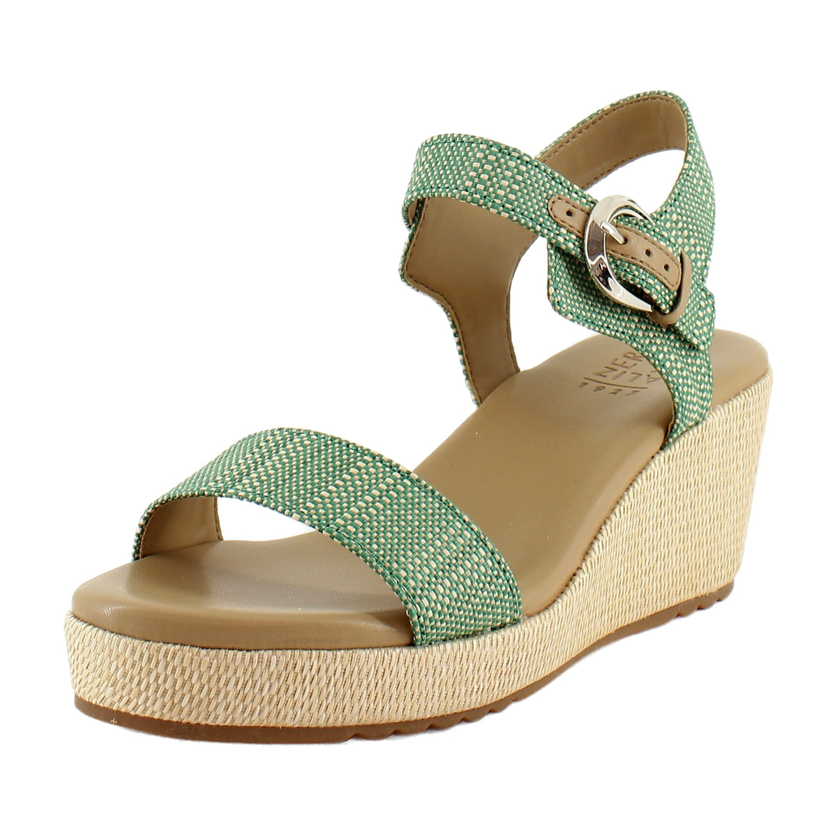 Green Multi Faux Raffia