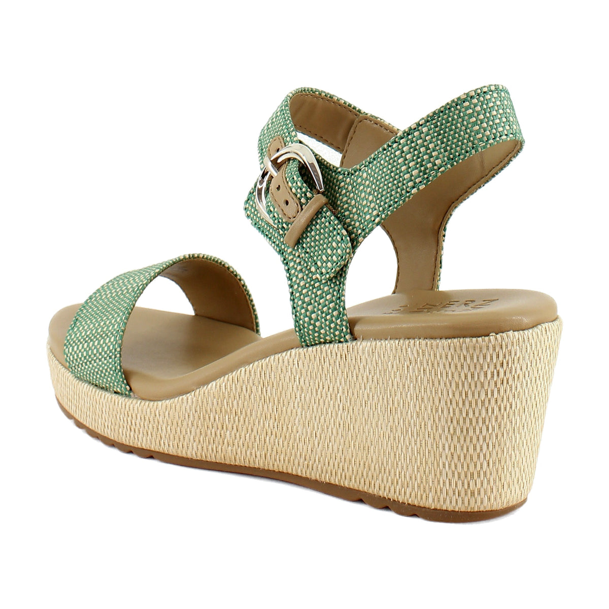 Green Multi Faux Raffia