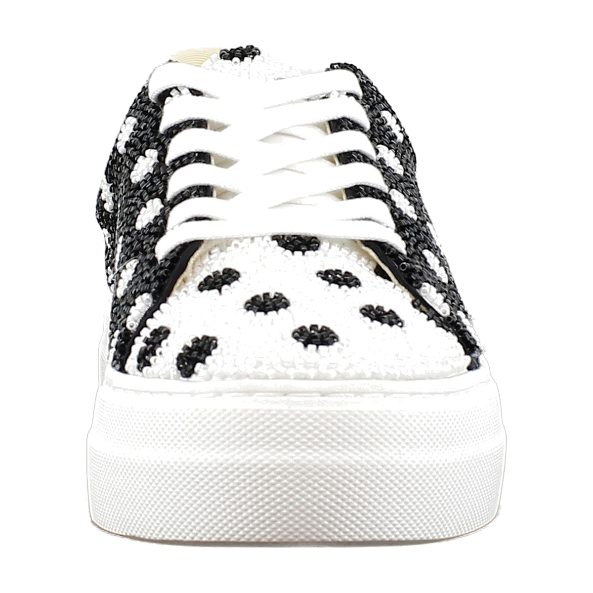 White/Black Polka Dot