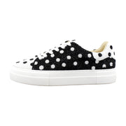 White/Black Polka Dot