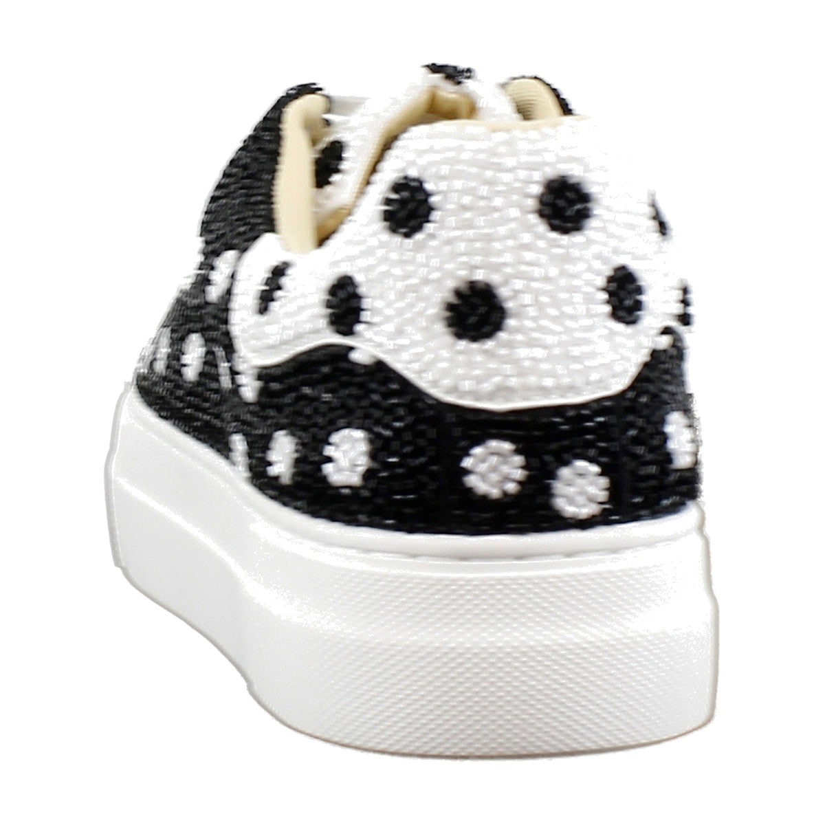 White/Black Polka Dot
