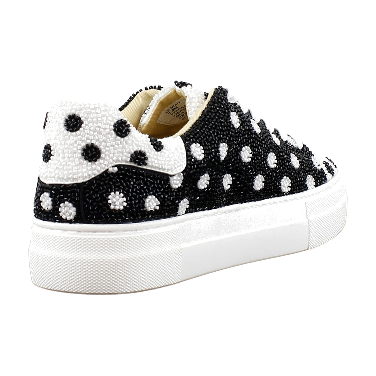 White/Black Polka Dot