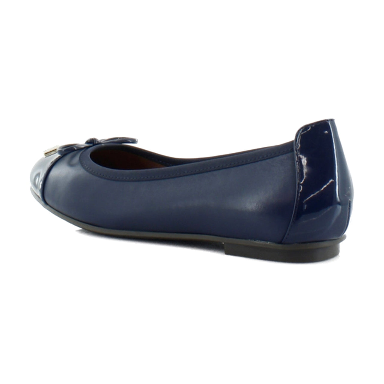 Navy Nappa Leather