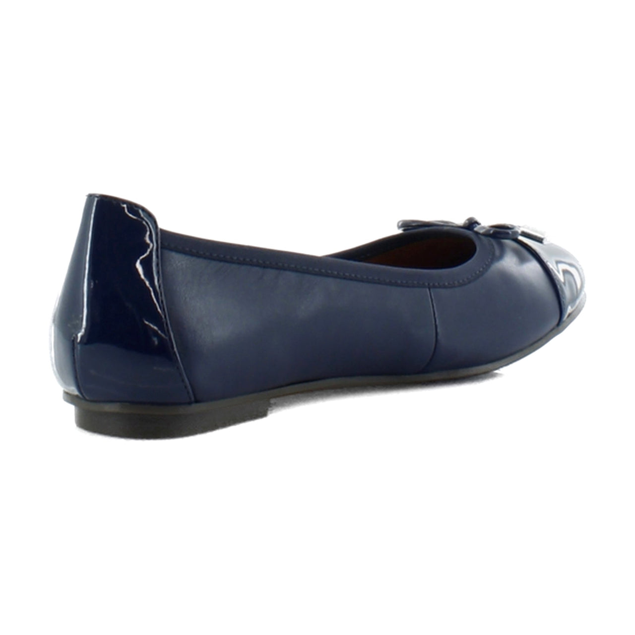 Navy Nappa Leather