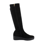 Black Faux Suede