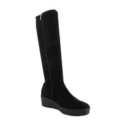 Black Faux Suede