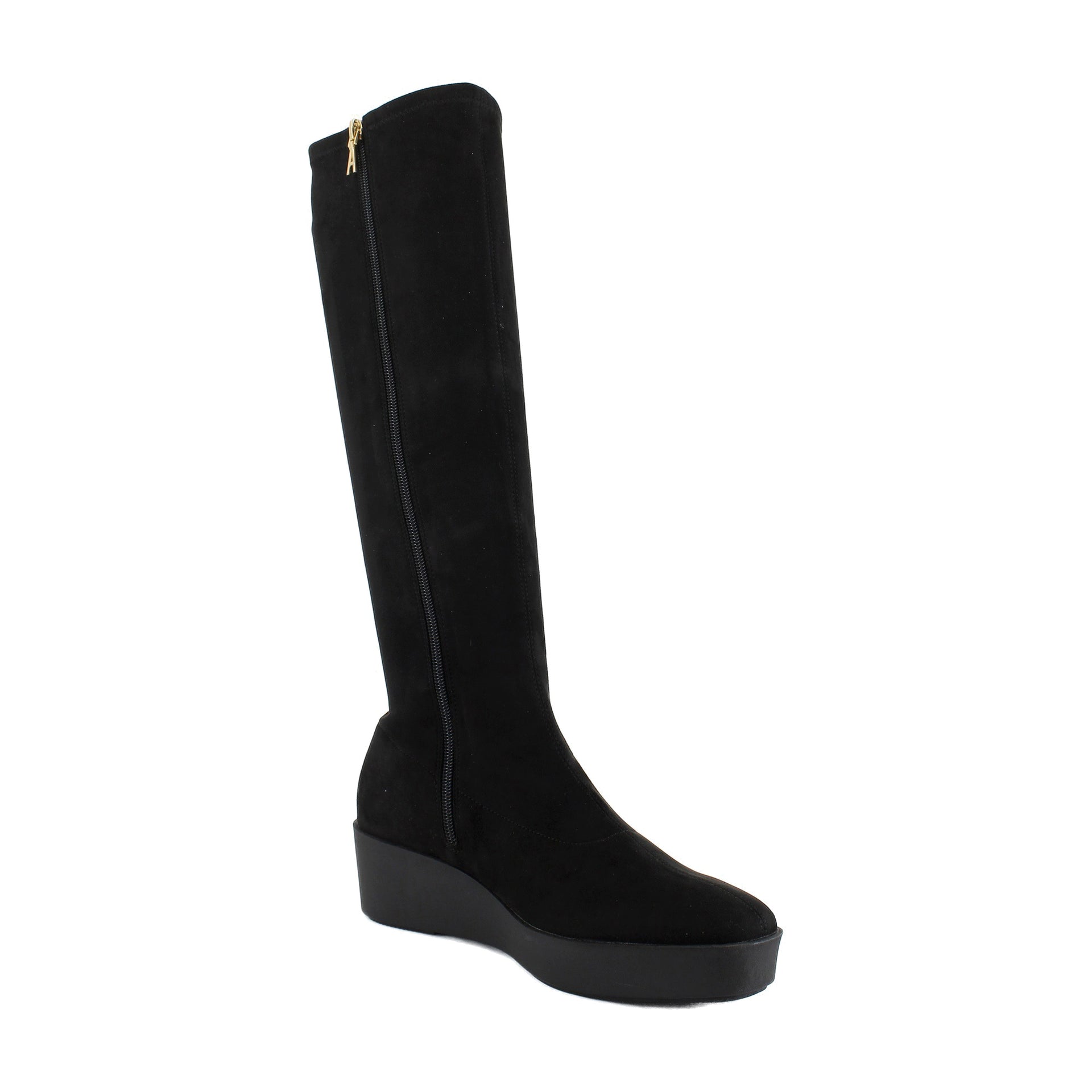 Black Faux Suede