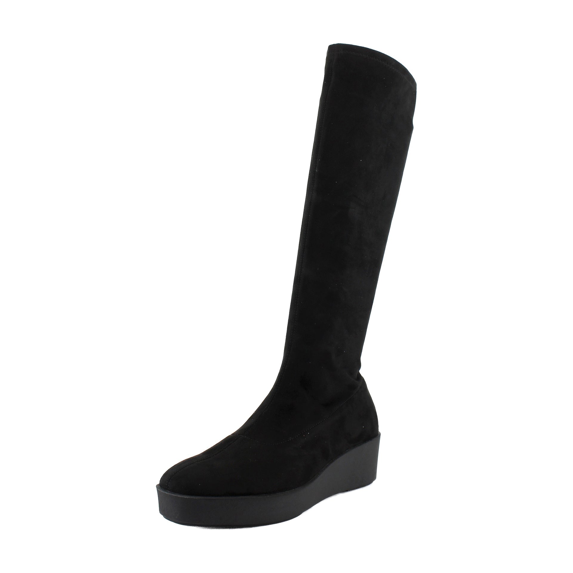 Black Faux Suede